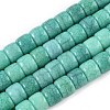 Dyed Glass Beads Strands GLAA-H037-01-2