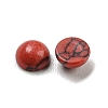 Synthetic Red Turquoise Cabochons G-H309-03-08-2