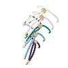 Natural Gemstone Beads Silder Bracelets BJEW-JB13391-4