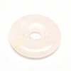 Donut/Pi Disc Natural Gemstone Pendants G-L234-30mm-01-1