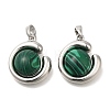 Synthetic Malachite Pendants KK-K388-01P-1