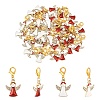 20Pcs Angel Alloy Enamel Pendant Decorations HJEW-YW00271-01-2