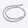Non-magnetic Synthetic Hematite Beads Strands G-P338-27A-6mm-2