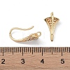 Brass Micro Pave Cubic Zirconia Earring Hooks KK-U008-16G-3