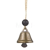 Iron Bell Pendant Decorations HJEW-JM02178-01-1