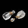 Natural Mixed Gemstone Perfume Bottle Pendants G-B149-02G-4