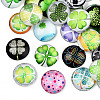 Flatback Glass Cabochons for DIY Projects GGLA-ZX026-25mm-07A-1