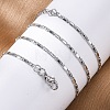 Brass Link Chain Necklaces for Women NJEW-D302-12P-2