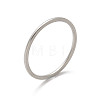 304 Stainless Steel Plain Band Rings STAS-I160-F03-P-4