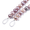 Natural Baroque Pearl Keshi Pearl Beads Strands PEAR-S016-011-4