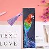 Parrot Pattern DIY Diamond Painting Bookmark with Tassel Pendants Kits PW-WGDDF4D-01-3