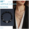 8Pcs 4 Colors Brass Micro Pave Cubic Zirconia Beads KK-ME0004-21-5