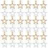 100Pcs 2 Colors Tibetan Style Alloy Pendants FIND-SC0022-66-1