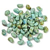 Two Tone Opaque Acrylic Imitation Gemstone Beads OACR-T033-06-2