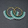 304 Stainless Steel Hoop Earrings X-EJEW-O090-I20-1