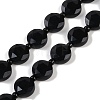 Natural Black Onyx(Dyed & Heated) Beads Strands G-C116-A73-01-2