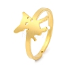 201 Stainless Steel Adjustable Ring for Women RJEW-D082-03D-1