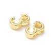 Brass Slide Charms KK-L253-15G-03-2