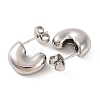 Non-Tarnish 304 Stainless Steel Stud Earrings EJEW-G395-21P-2