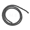 Natural Black Stone Beads Strands LS-GG-CBA0389-A07-3mm-3