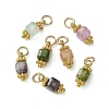 Natural Multicolor Tourmaline Pendants PALLOY-JF05319-2