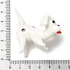 3D Dalmatian Dog Handmade Lampwork Ornaments Figurine DJEW-C013-01-3