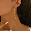 Brass Dangle Stud Earrings for Women KA1939-1-2