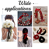 Velvet Ribbon SRIB-WH0006-18O-6