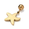 304 Stainless Steel Pendants STAS-K323-01E-G-2
