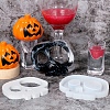 DIY Halloween Skull Cup Mat Silicone Molds DIY-E055-19-7
