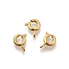 Eco-friendly Brass Spring Ring Clasps KK-D082-01E-G-1