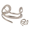 Alloy Spiral Cuff Bangles & Rings Sets FS-WG33B53-01-5