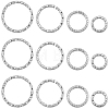 4 Styles Brass Open Rings KK-SC0005-49P-1