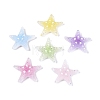 Transpant Resin & Paillette Decoden Cabochons CRES-Q222-01-2