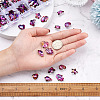 Glass Rhinestone Pendants YS-TAC0007-01B-4
