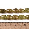 Baking Paint Crackle Glass Beads Strands DGLA-N019-03A-08-4