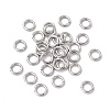 Non-Tarnish 304 Stainless Steel Open Jump Rings STAS-C040-01E-P-1