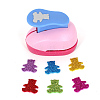 Plastic Craft Punch Sets for DIY Scrapbooking & Paper Art Crafts BEAR-PW0001-82A-1