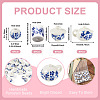 32Pcs 4 Styles Handmade Porcelain Beads PORC-TA0001-78B-4