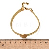 304 Stainless Steel Watch Band Chain Bracelets for Women BJEW-G770-01B-G-3