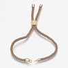 Cotton Cord Bracelet Making KK-F758-03C-G-1