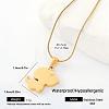 304 Stainless Steel Pendant Necklaces for Women QS1724-1-1