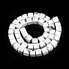 Natural Howlite Beads Strands G-T139-8x8-02A-2