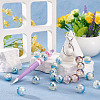 10Pcs Resin Beads PACR-TA0001-33J-8