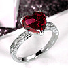 Brass Micro Pave Cubic Zirconia Finger Rings for Women FS-WGC99AF-23-1