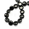 Dyed Natural Black Onyx Beads Strands G-S110-02-2