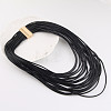 Bohemian Style Imitation Leather Cord Multi Layered Necklaces FS-WG38EA9-02-1