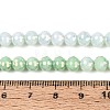 Anti-Tarnish Electroplate Glass Beads Strands GLAA-N056-6mm-09-2