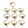 304 Stainless Steel Cuff Open Rings RJEW-F213-01G-2
