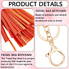 1Pc PU Leather Tassel Keychains KEYC-CL0001-50A-6